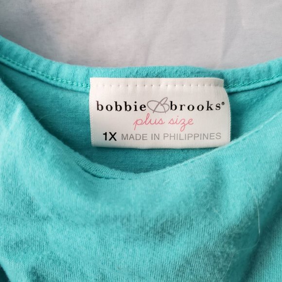 Bobbie Brooks Turquoise Maxi Dress 1X - Picture 4 of 6